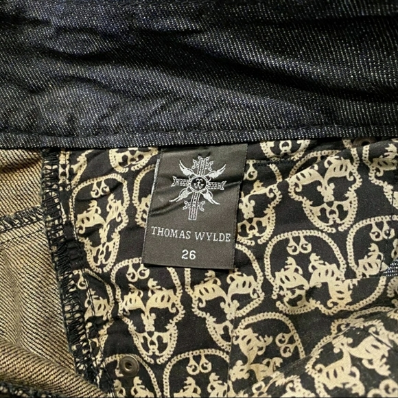 💯 RARE Thomas Wylde Designer Denim Jeans - Picture 7 of 16